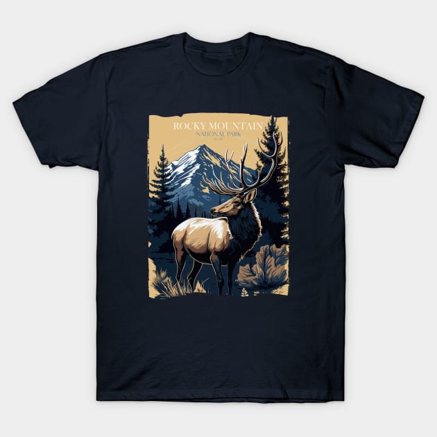 Rocky Mountain National Park T-Shirt by Wintrly